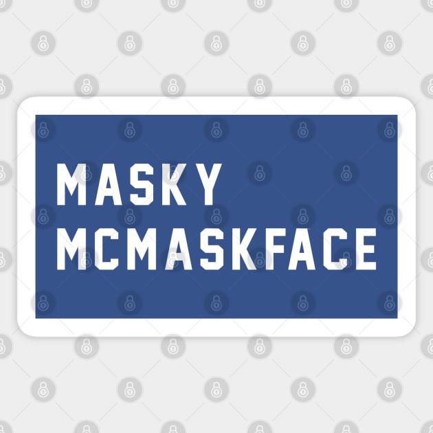 Masky McMaskface Sticker by BodinStreet